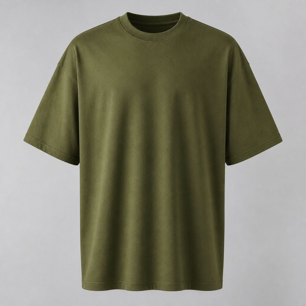Olive Green Oversized Tee