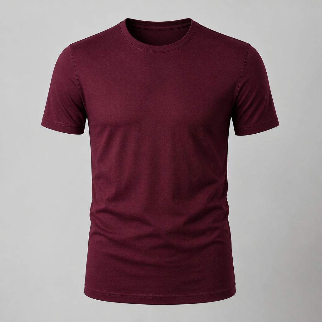 Burgundy Slim Fit Tee