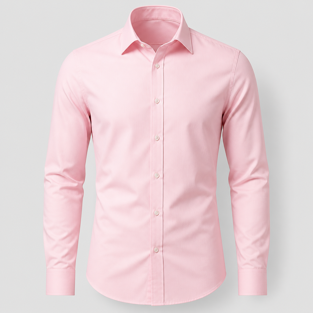 Pink Slim Fit Shirt