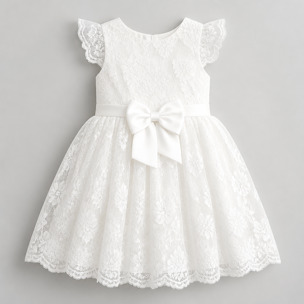 White Lace Party Dress