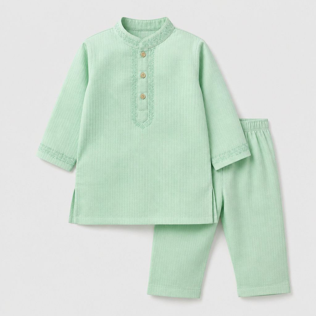 Mint Baby Kurta Set